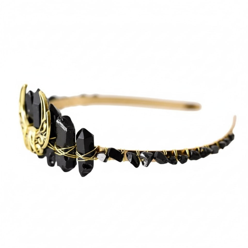 Obsidian Tiara - Eleganz & Mystik CrystalScents