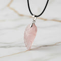 Feuerquarz Halskette - Flügel Anhänger CrystalScents
