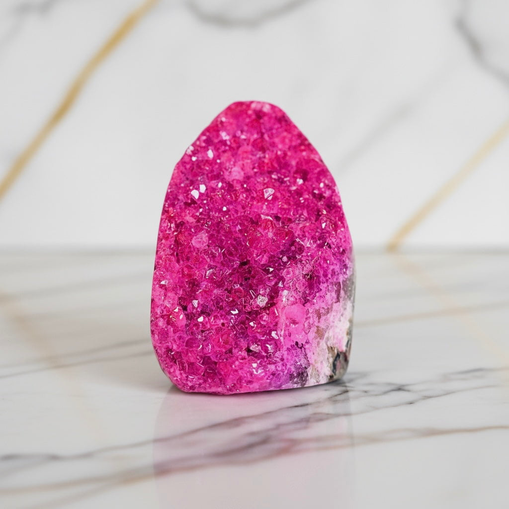 Amethystdruse Pink – Funkelndes Wohnhighlight CrystalScents
