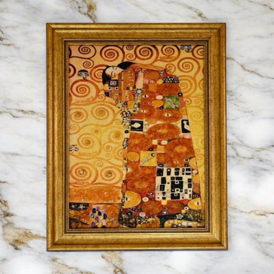 1 Bernstein - Bild mit Rahmen „Klimt“ - CrystalScents
