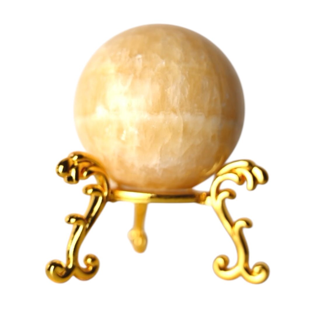 1 Orange Calcit Kugel - CrystalScents