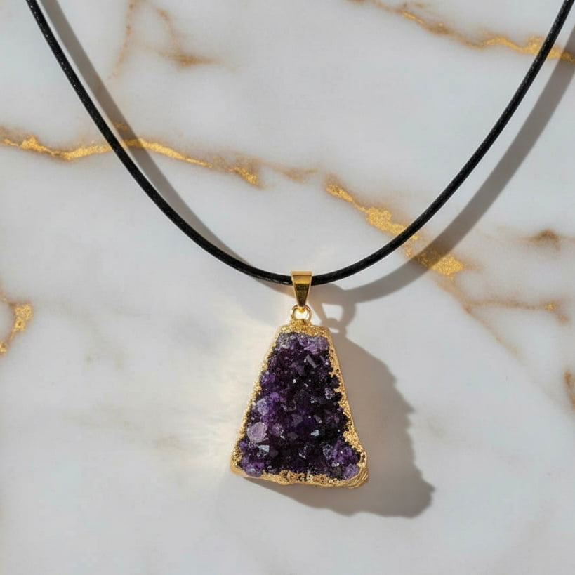 Amethyst Halskette – Funkelnder Naturstein für Eleganz & Ausstrahlung CrystalScents
