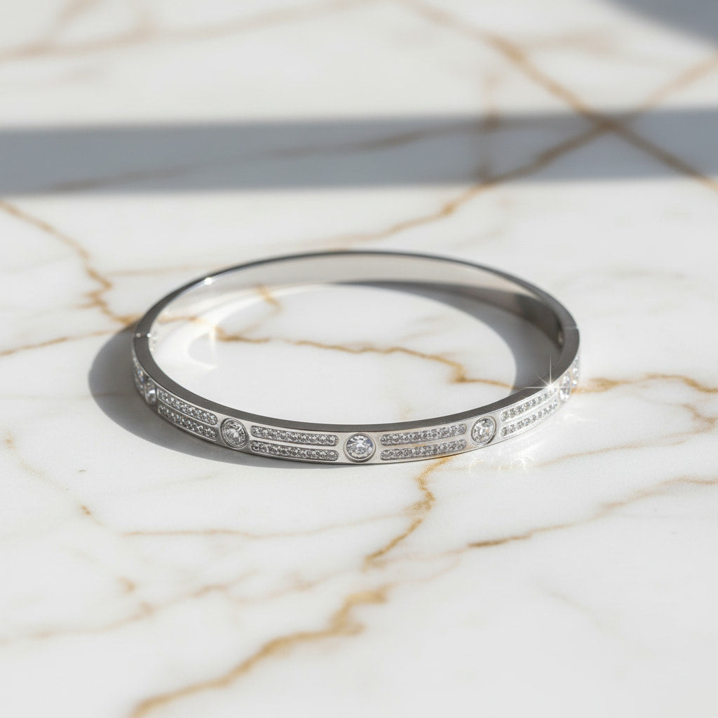 Armband - Silber mit funkelnden Highlights CrystalScents