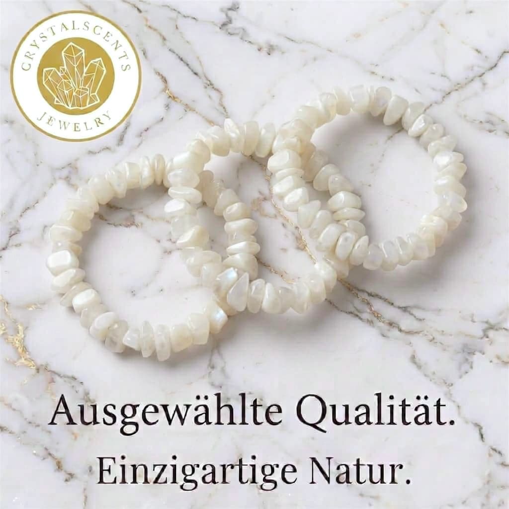 Mondstein Splitterarmband  - Sanfte Energie