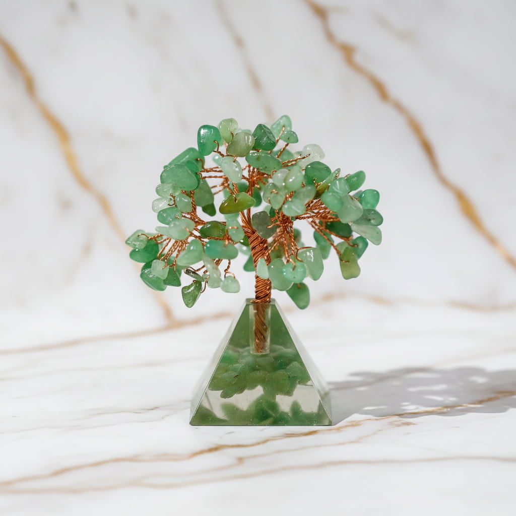 Aventurin Baum - Kristallpyramide
