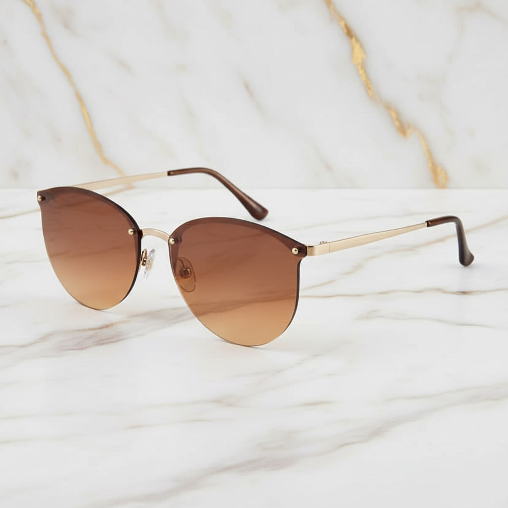 Sonnenbrille – Goldbraun für trendbewusste Looks CrystalScents