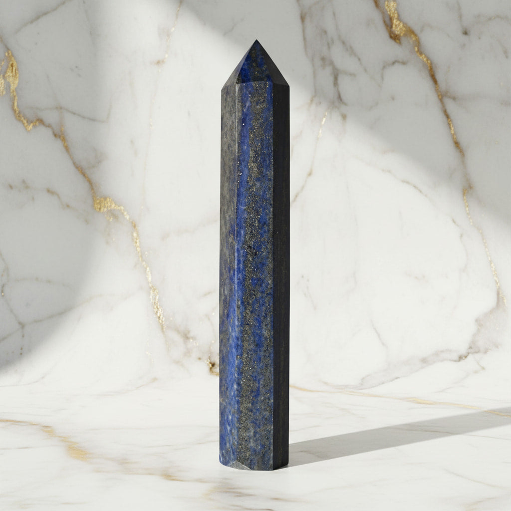Lapislazuli Obelisk – Meditation & Intuition JETZT sichern CrystalScents