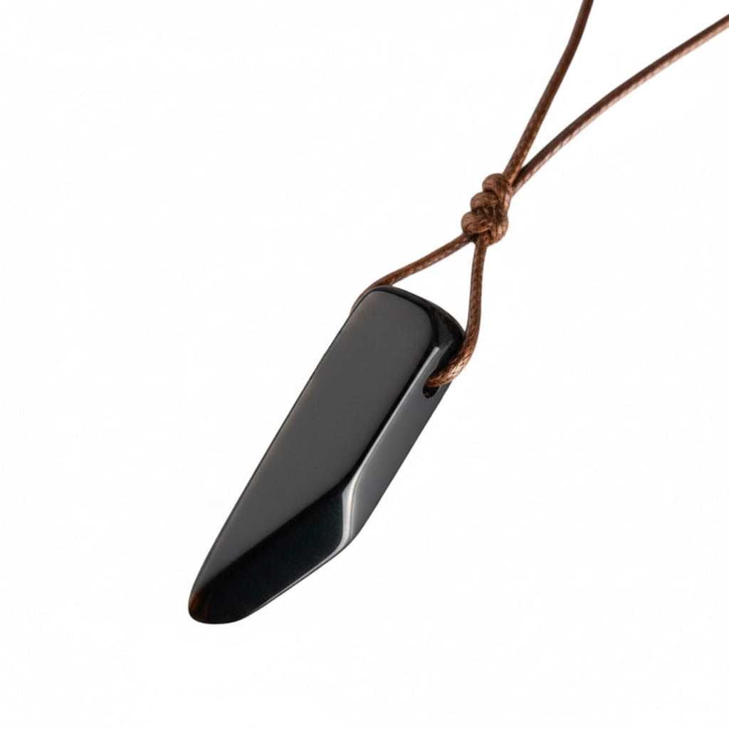 Obsidian Halskette - Alltag & Wohlbefinden CrystalScents
