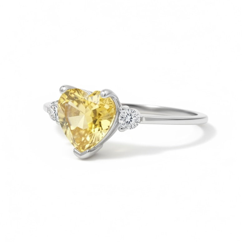 Citrin Ring - Strahlendes Herz CrystalScents