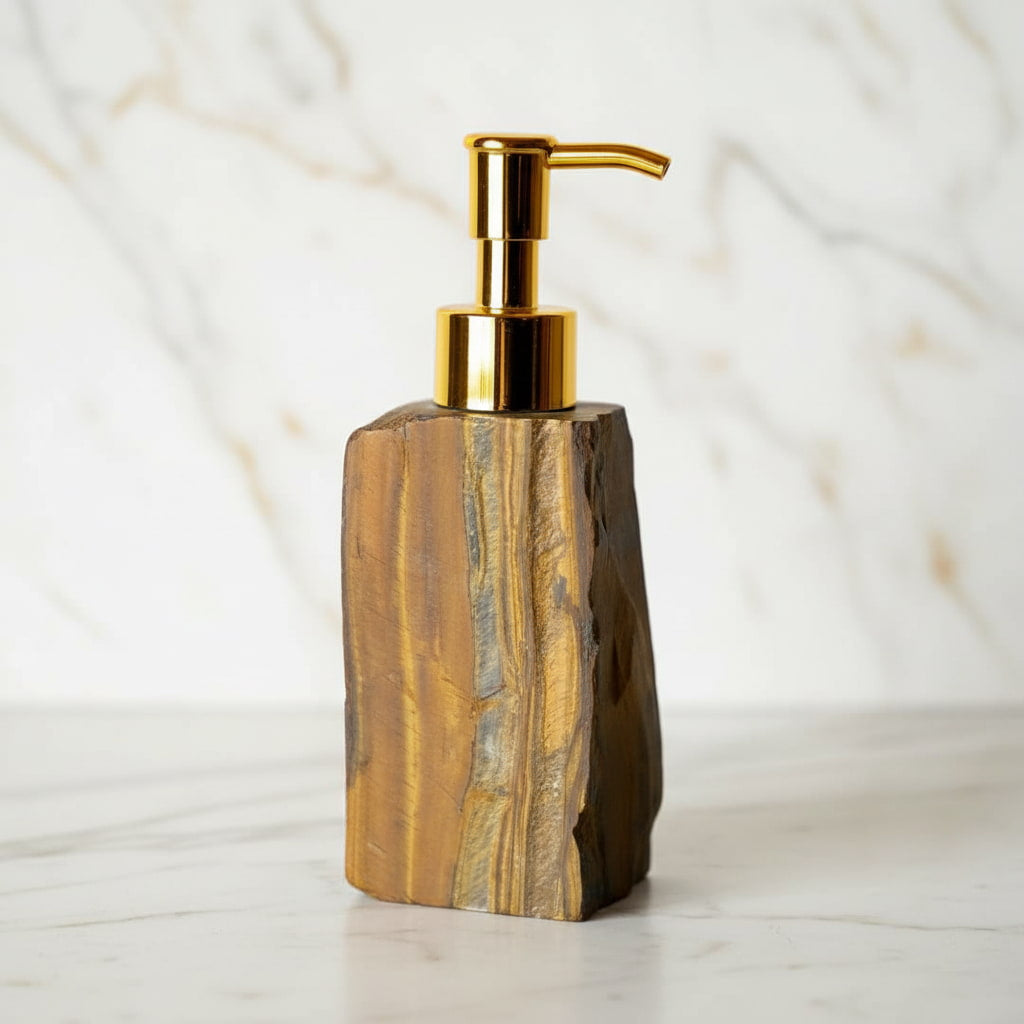 Tigerauge Seifenspender – Funkeln für Ihr Bad