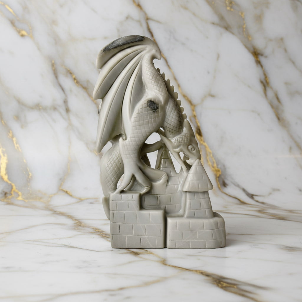 Tai-Chi-Stein – Majestätische Drachenfigur CrystalScents