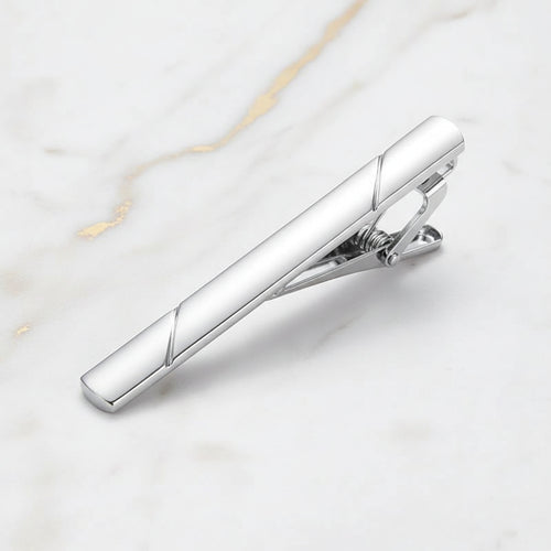 Krawattenklammer Silber – Elegantes Accessoire für stilvolle Looks CrystalScents