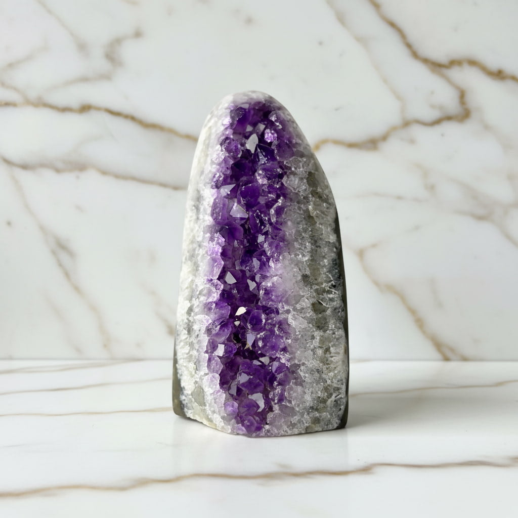 Amethystdruse – Funkelndes Naturjuwel für Wohnräume CrystalScents