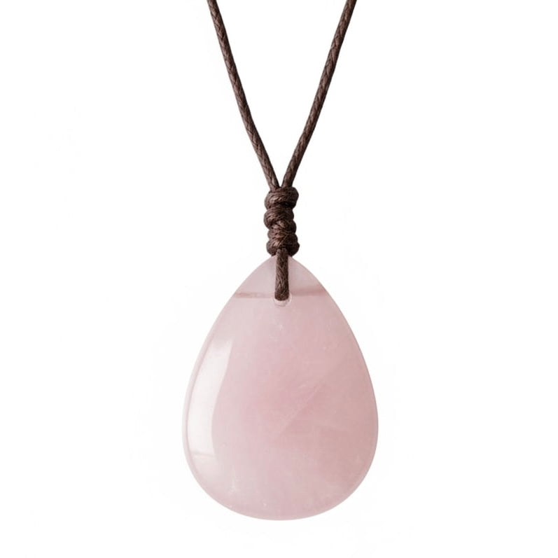Rosenquarz Halskette - Licht & Liebe CrystalScents