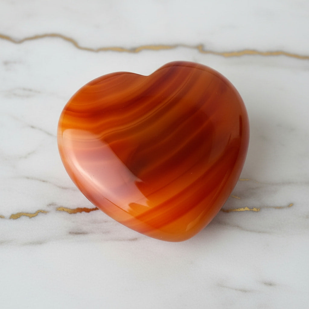 Karneol Herz – Energie & Lebensfreude