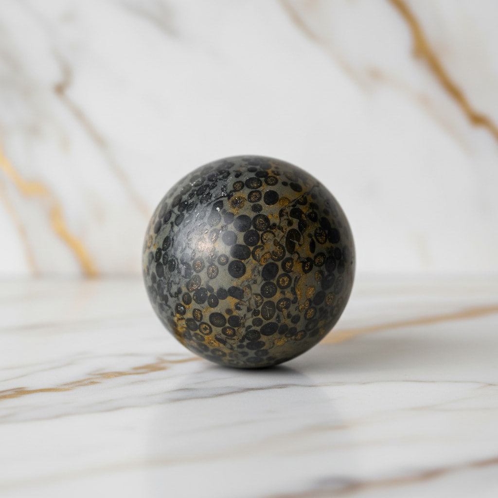 Leoparden Jaspis Kugel – Balance & Energie CrystalScents