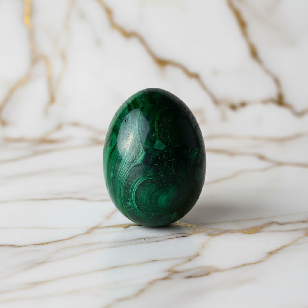 Malachit Ei – Schutz & Erdverbundenheit JETZT entdecken CrystalScents
