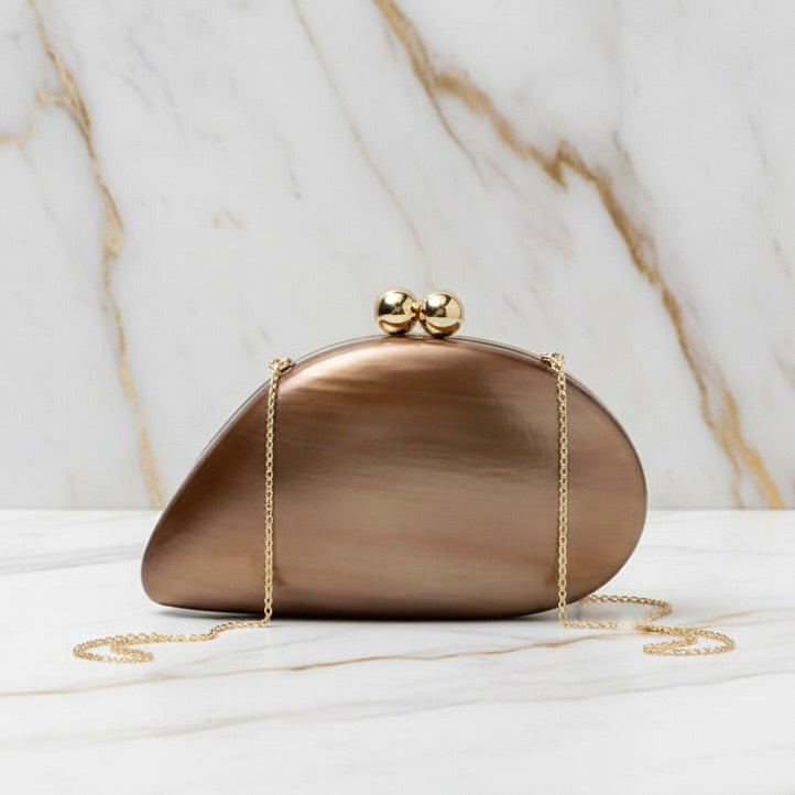 Clutch Perlmutt Braun – Highlight für festliche Looks CrystalScents