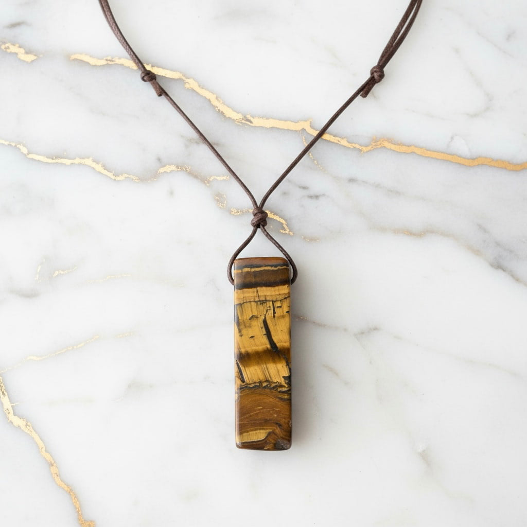 Tigerauge Halskette - Natürliche Ausstrahlung JETZT sichern CrystalScents