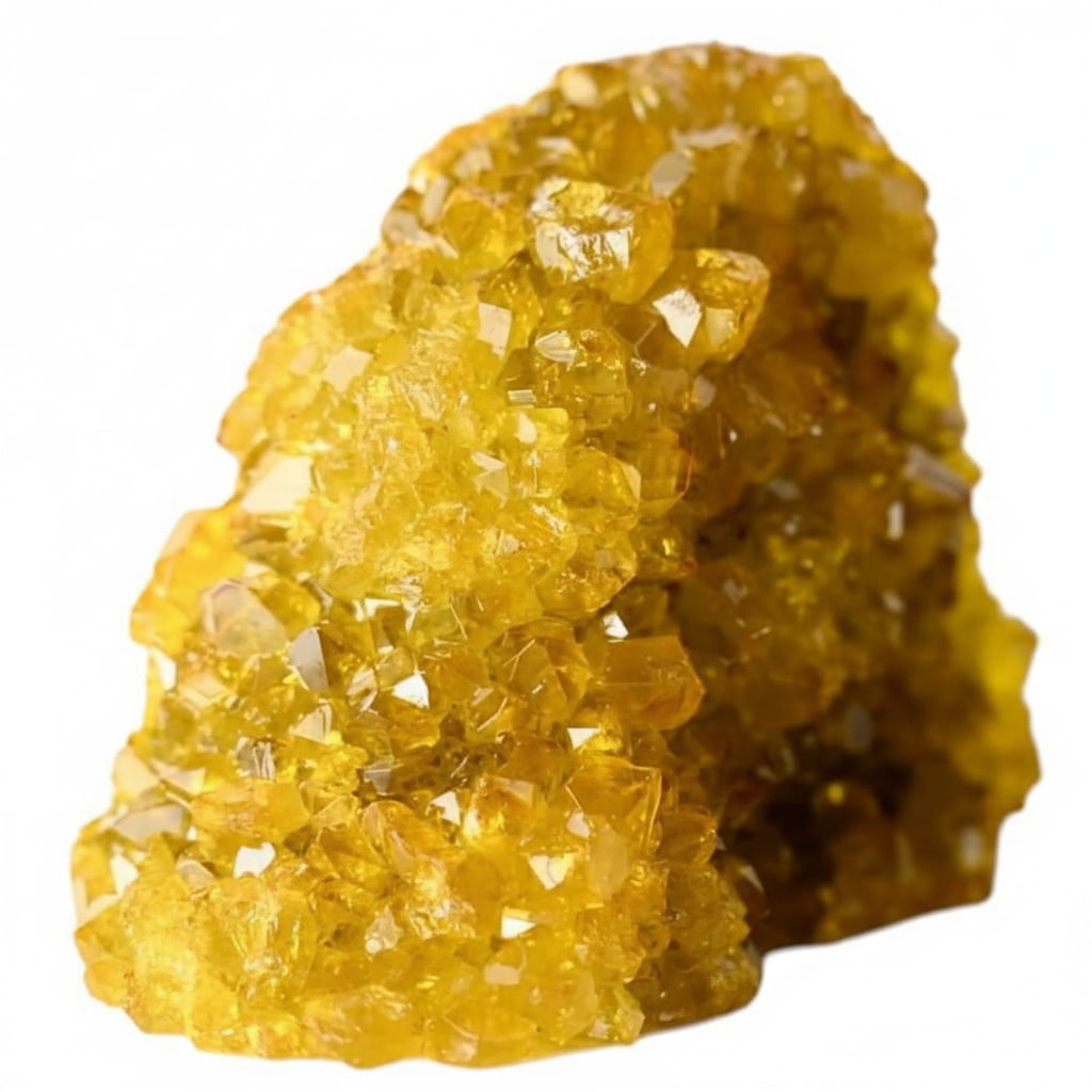 Amethystdruse Gelb – Strahlender Kristall für Lebensfreude CrystalScents