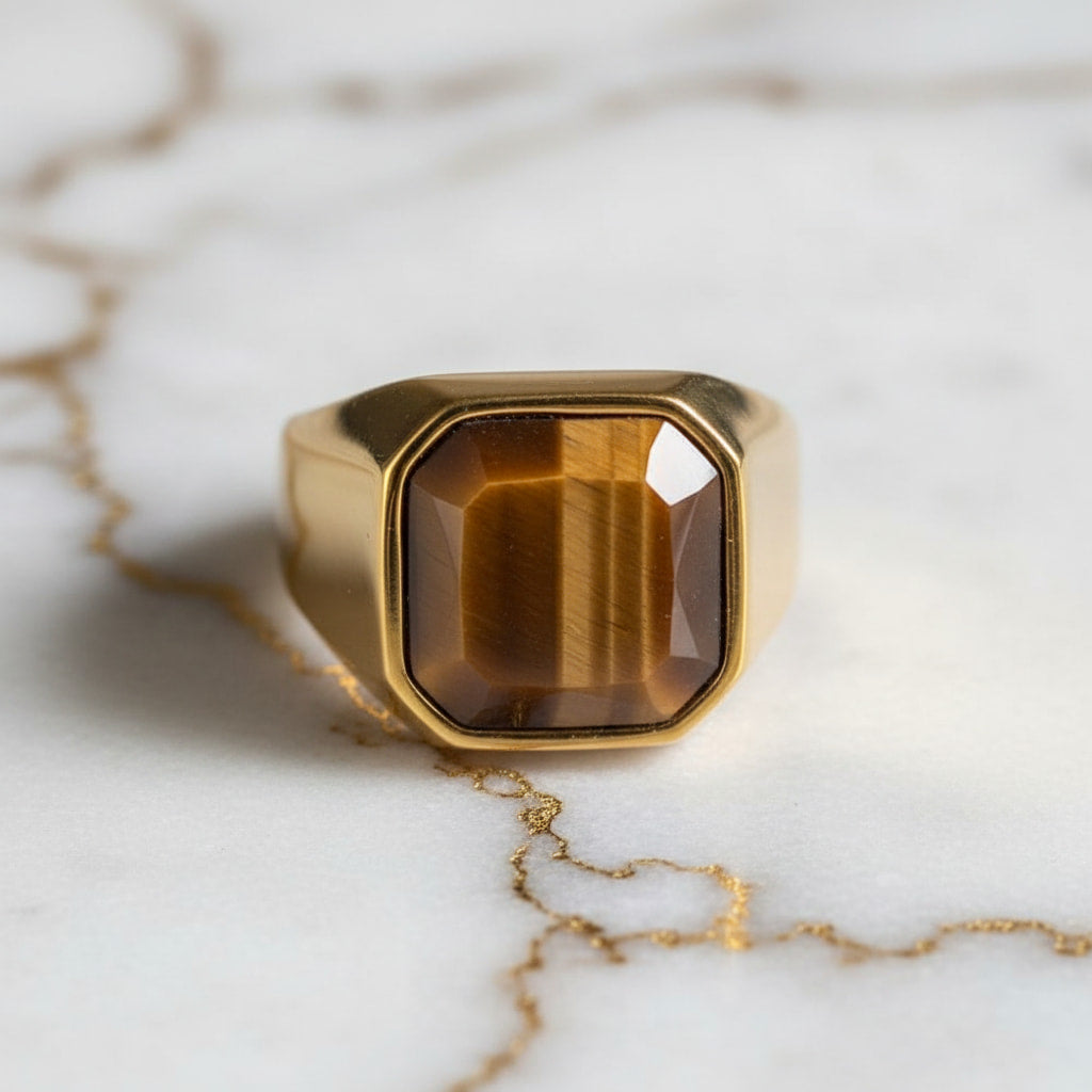 Tigerauge Ring - Kraftvolle Akzente JETZT sichern CrystalScents