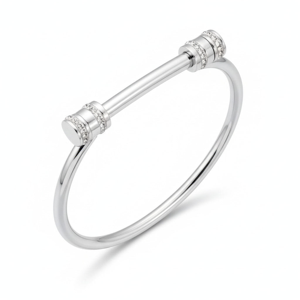 Armband – Schrauben Design in Silber CrystalScents