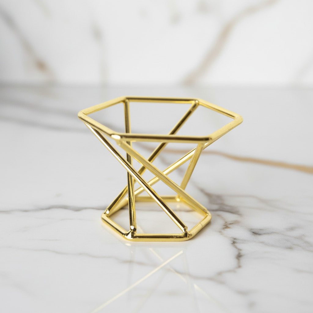 Kristallhalter Gold 2 in 1 – Dekorativ & Multifunktional CrystalScents