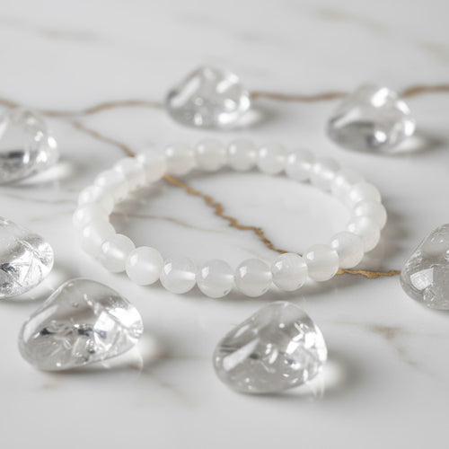 Bergkristall Kugelarmband - Klarheit & fokussierte Energie CrystalScents