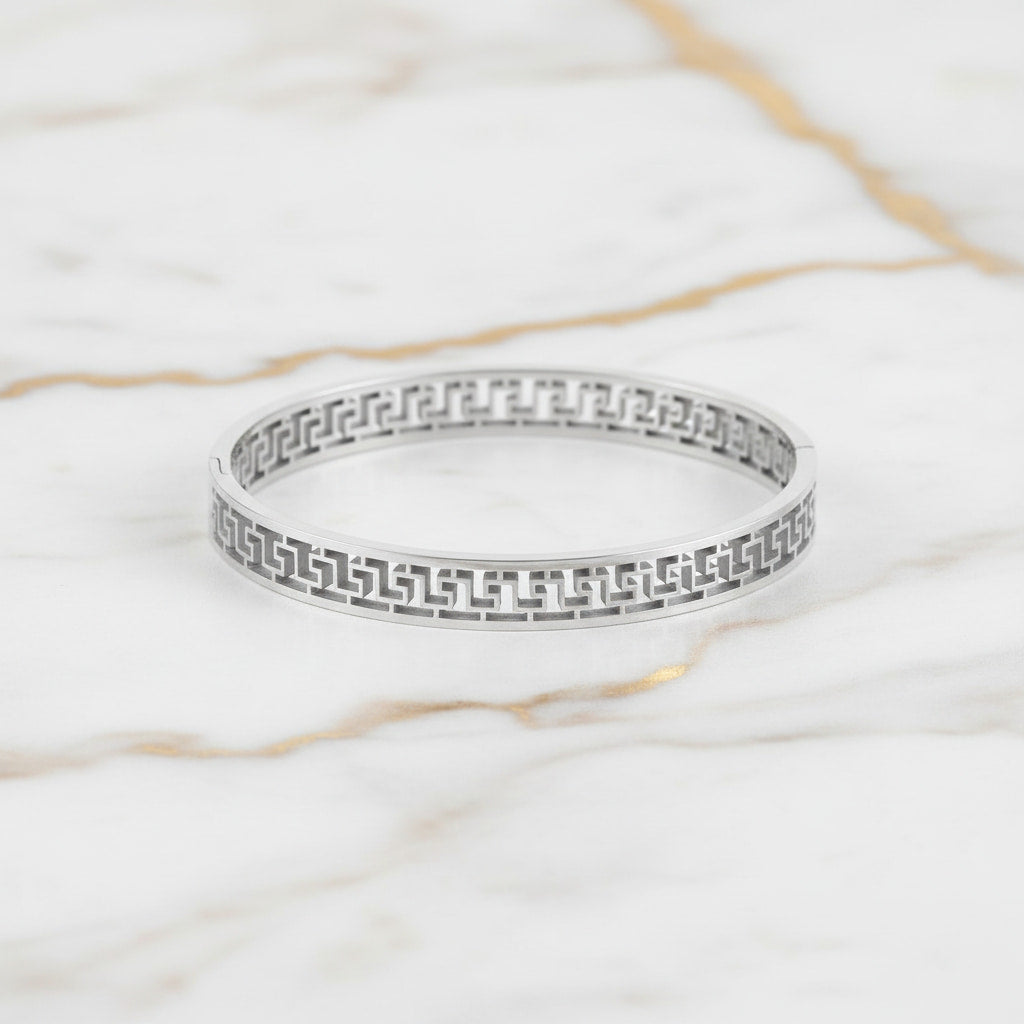 Armband - Silber mit kunstvollem Muster CrystalScents