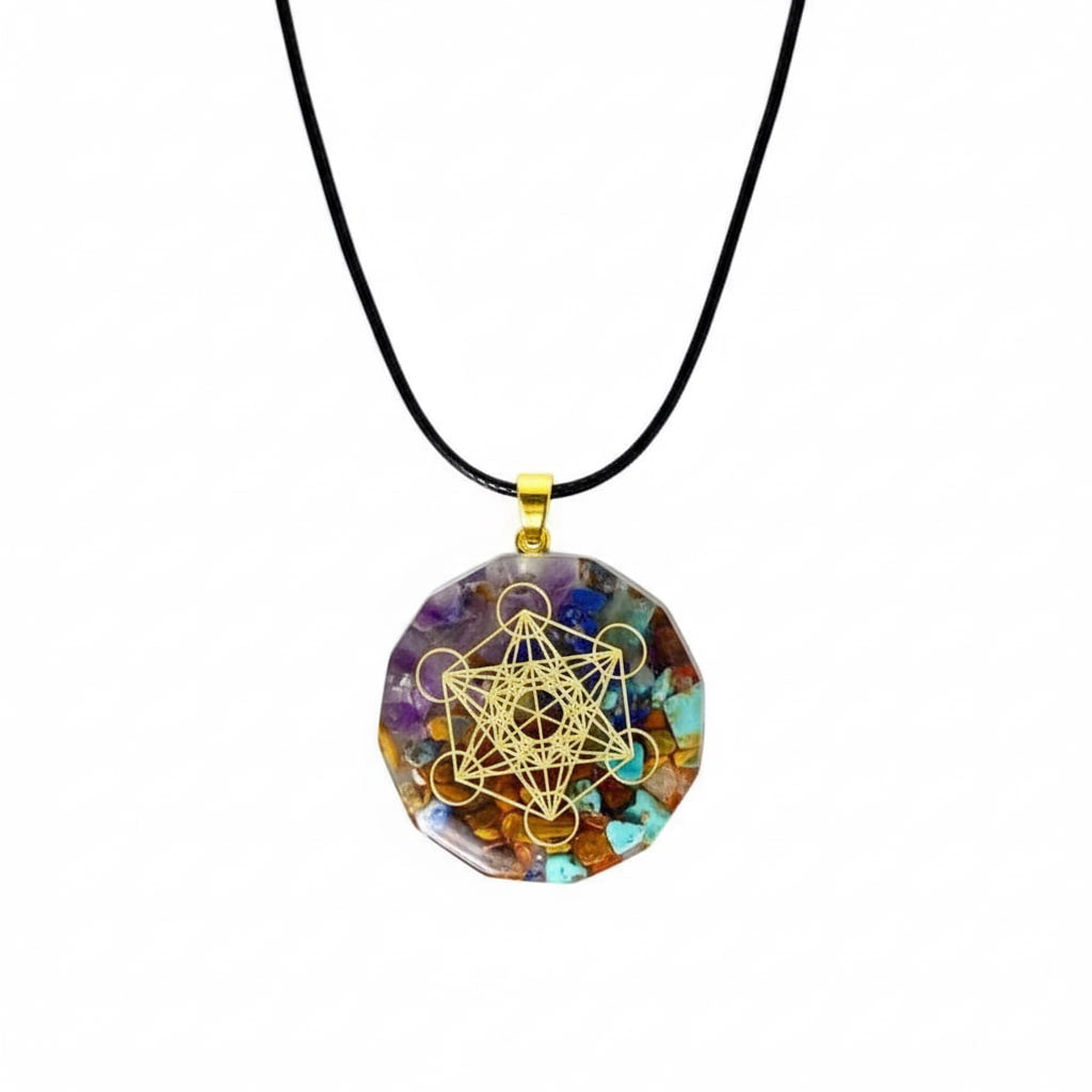 Orgonit Halskette - Geometrie & Vitalität CrystalScents