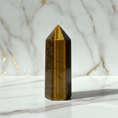 Mini Tigerauge Obelisk – Ruhe & Ausgleich CrystalScents