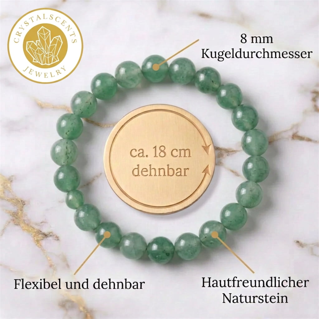 Aventurin Kugelarmband - Sanftes Glück