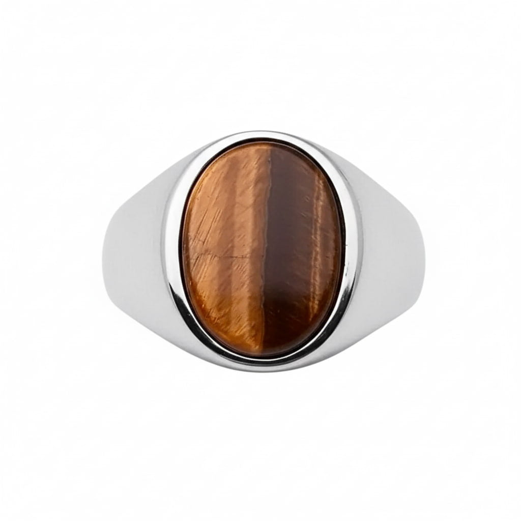 Tigerauge Ring - Kraft & Klarheit CrystalScents