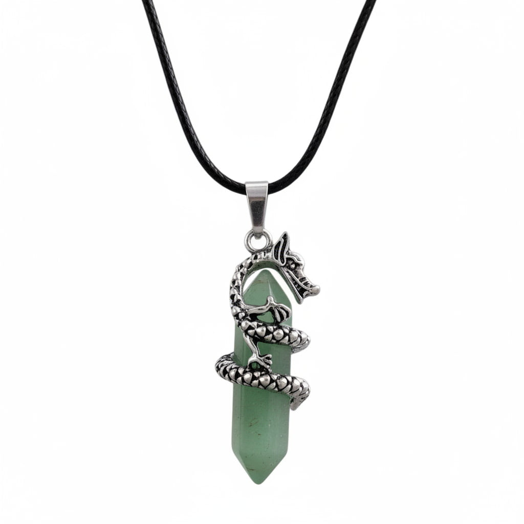 Aventurin Halskette - Drache für Mut & Stabilität CrystalScents