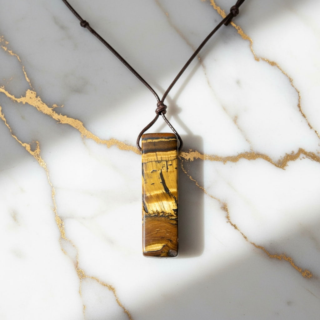 Tigerauge Halskette - Natürliche Ausstrahlung JETZT sichern CrystalScents