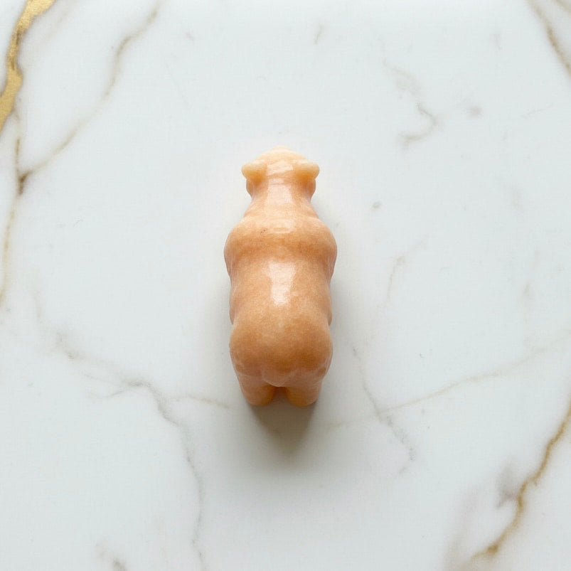 Sonnenstein Bär – Kleine Naturfigur für charmante Dekoration CrystalScents
