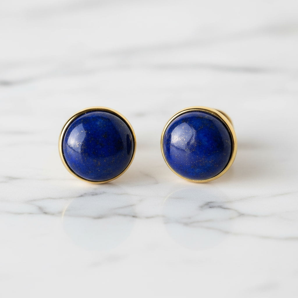 Lapislazuli Manschettenknöpfe - Königlich stark CrystalScents