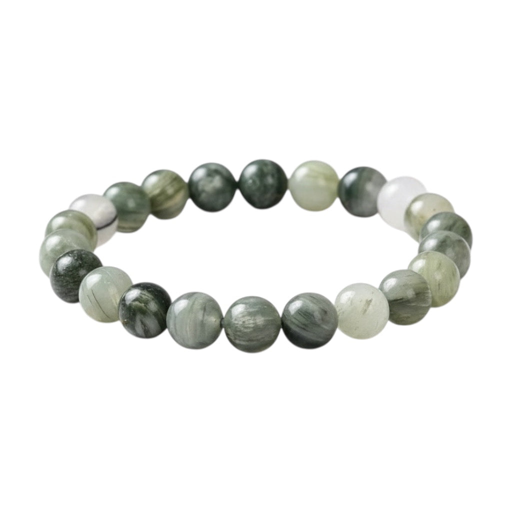 Jaspis Kugelarmband -  Erdung & Kraft