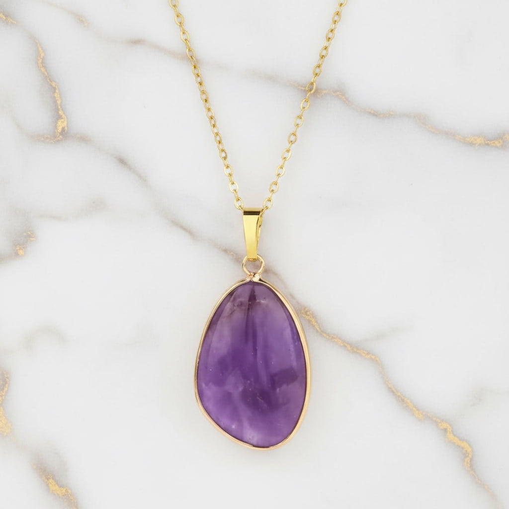 Amethyst Halskette - Natürlich strahlen CrystalScents