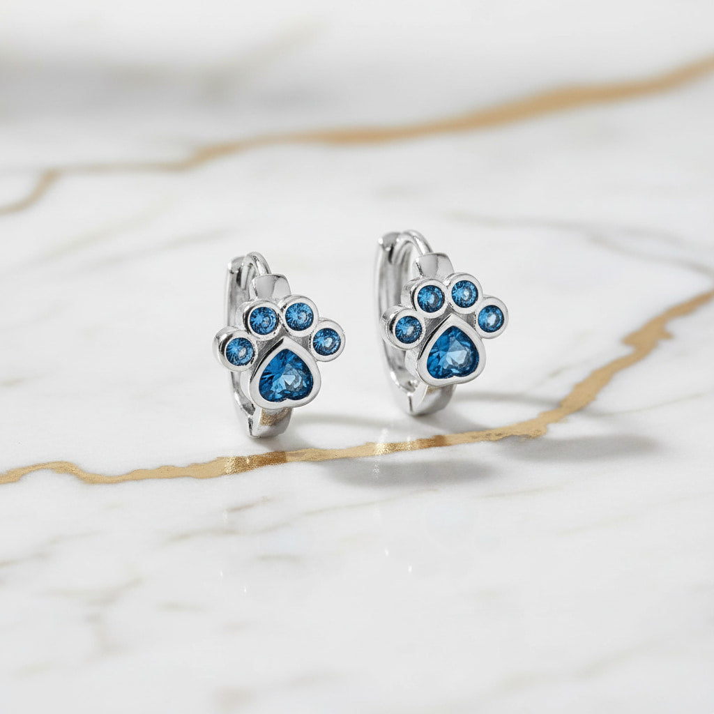 Kreolen Silber – Blaue Pfoten JETZT entdecken CrystalScents