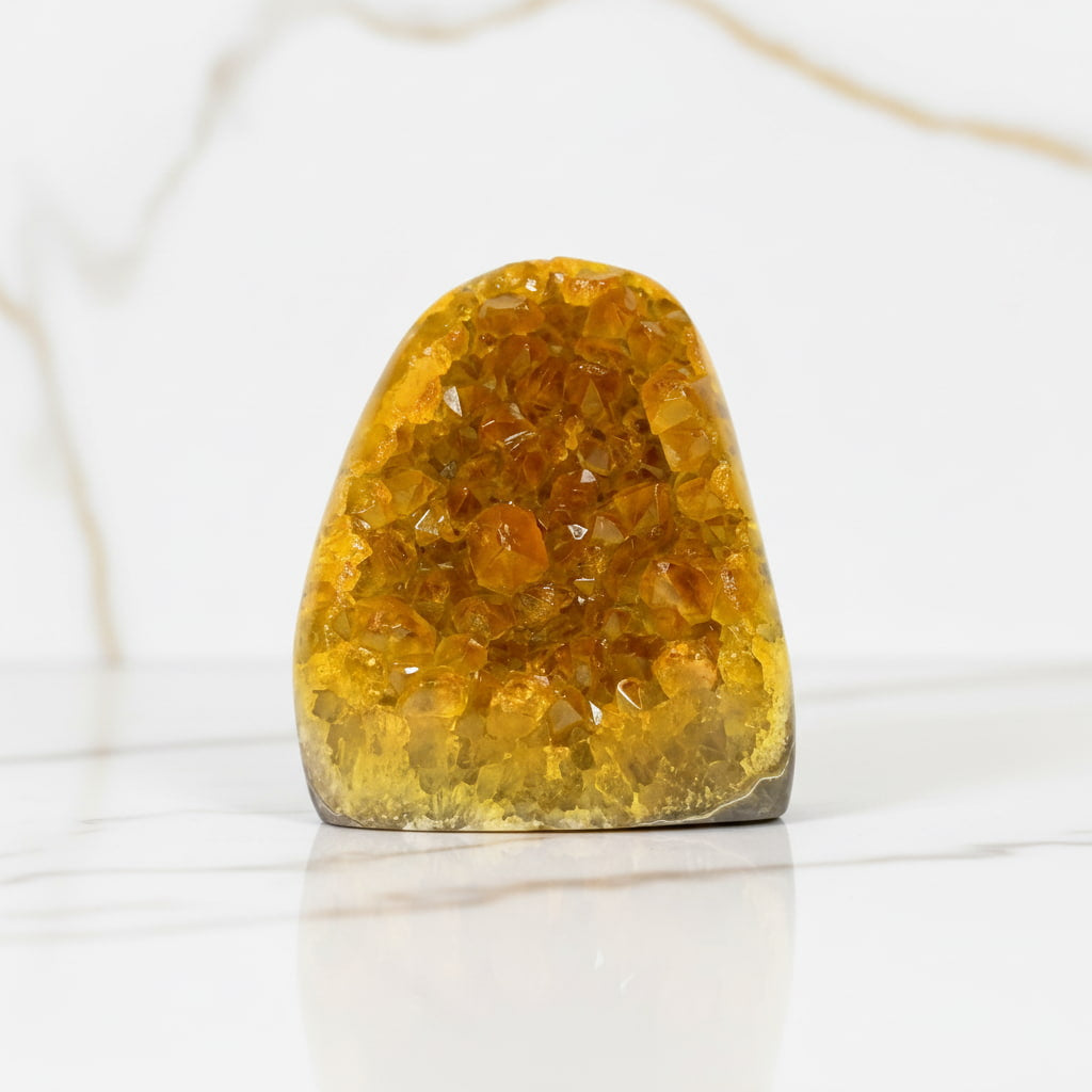 Amethystdruse Gelb – Funkelndes Deko-Highlight CrystalScents