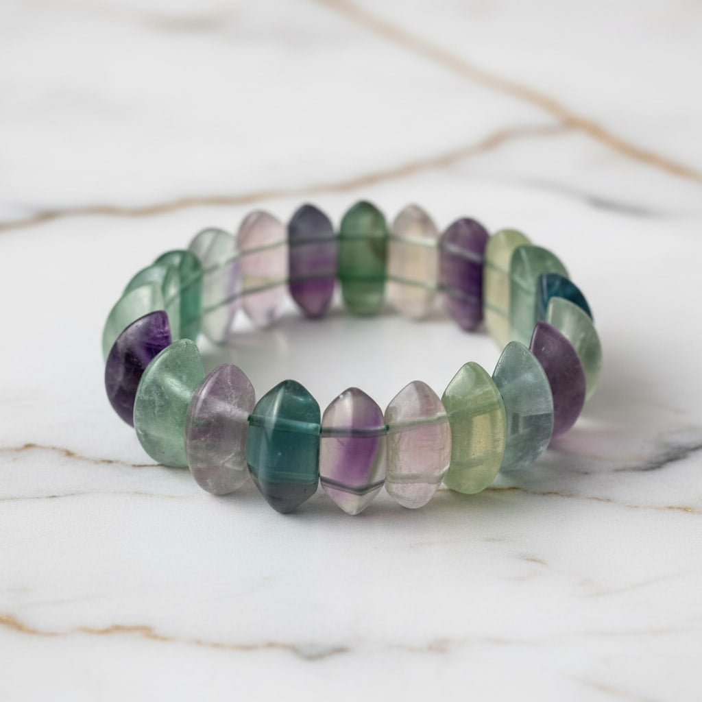 Fluorit Armband - Voller natürlicher Energie