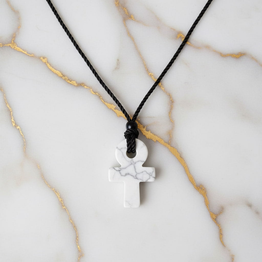 Howlit Halskette - Anch Anhänger CrystalScents