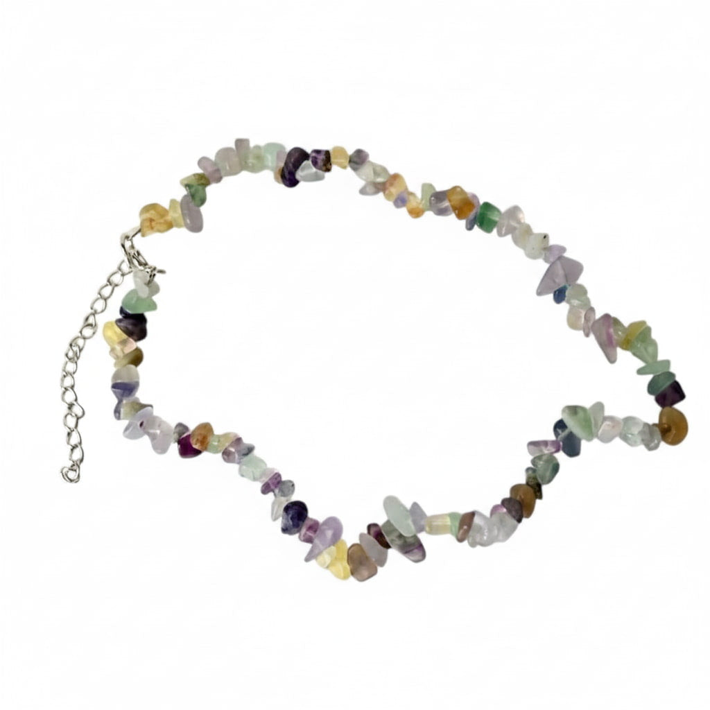 Fluorit Splitterhalskette - Fokus & Inspiration CrystalScents