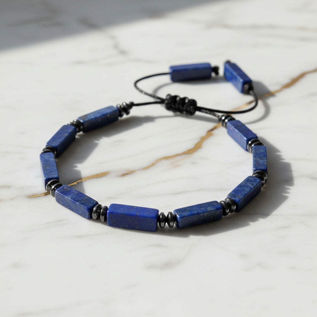 Lapislazuli Armband – Verstellbares Armband für Klarheit & Balance CrystalScents