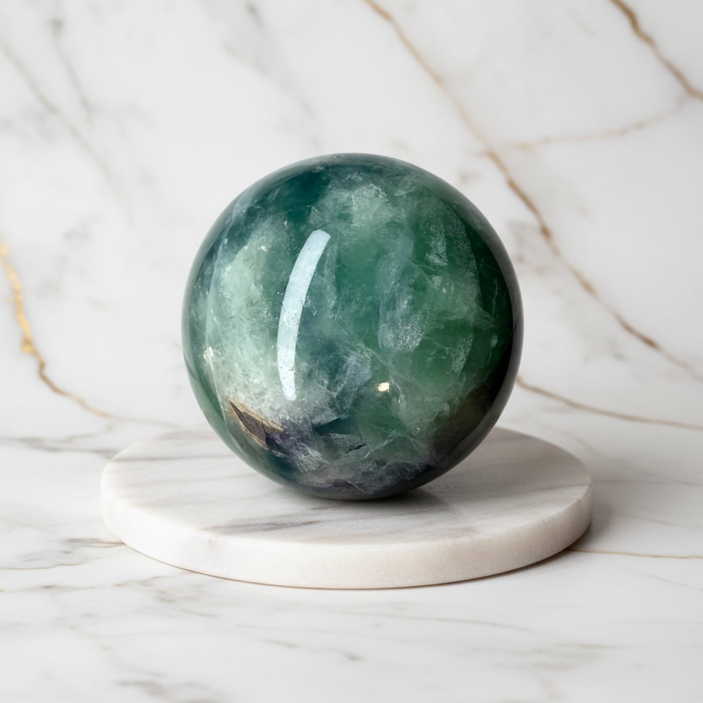 Fluorit Kugel – Balance & Kraft