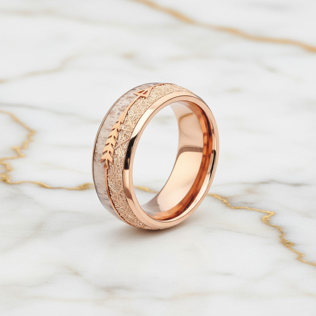 Ring mit Pfeil-Design – Goldenes Accessoire CrystalScents