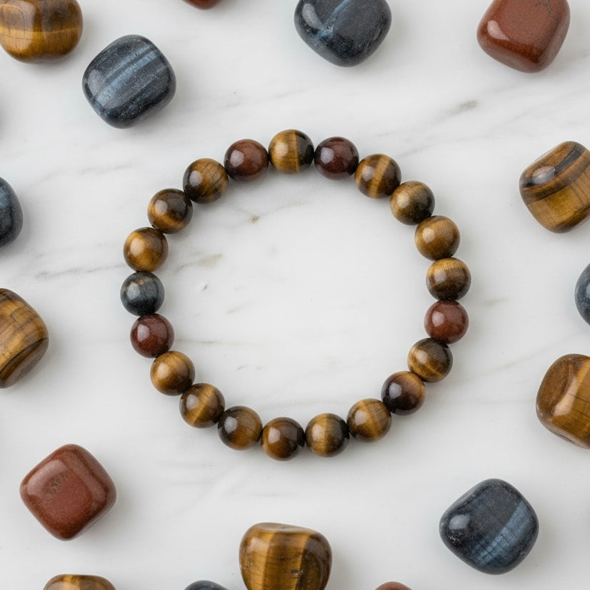 Tigerauge Kugelarmband - Traumschimmer CrystalScents