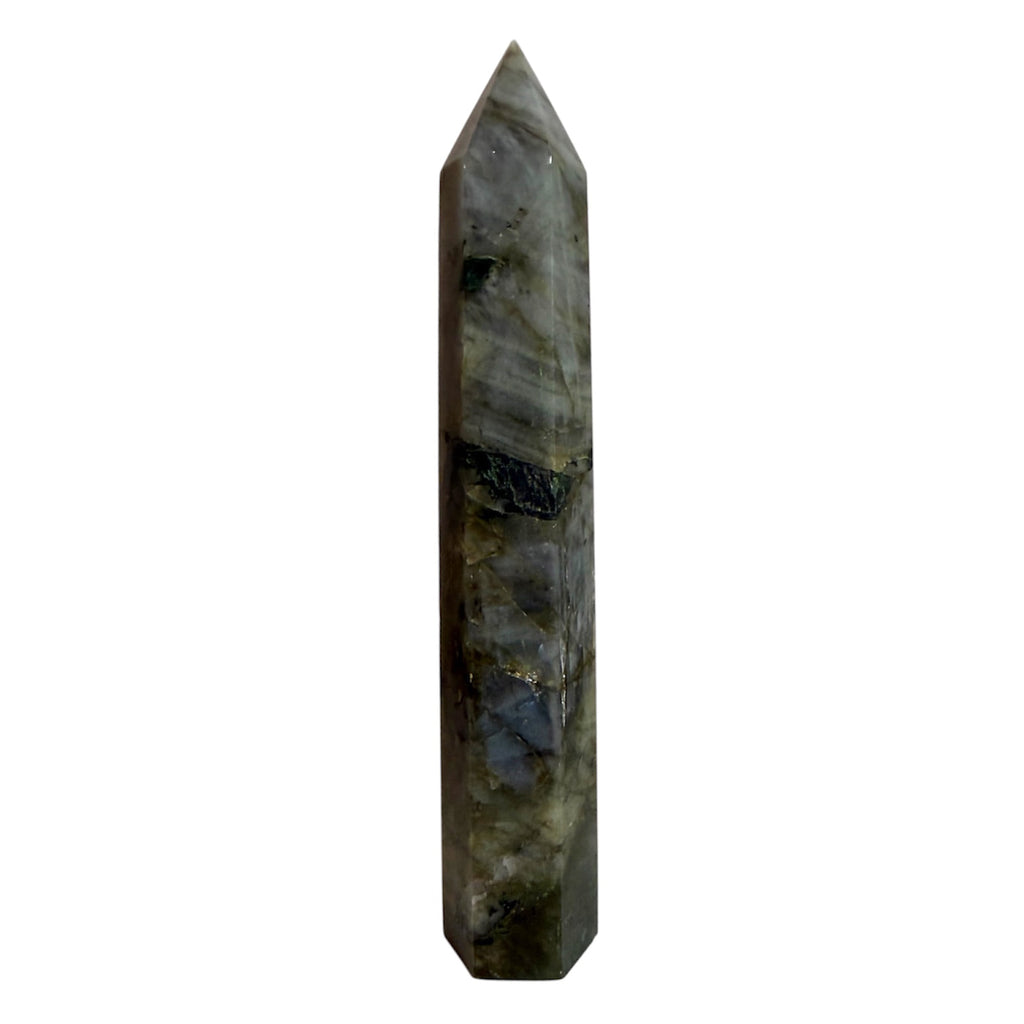 Labradorit Obelisk – Mut & Stärke