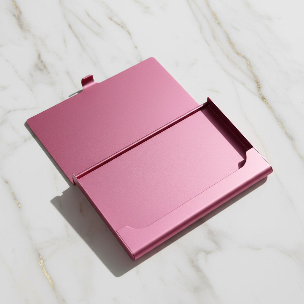 Visitenkartenetui Rosa – Stilvolles Etui für Business & Alltag CrystalScents